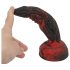 OgazR Hell Dong - rebrasti dildo - 20 cm (crvena)