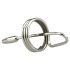 DeepRing - prstenasti metalni dilatator - 9 cm (srebro)