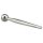 FukR - metalna kuglična dilatator - 8cm (srebro)