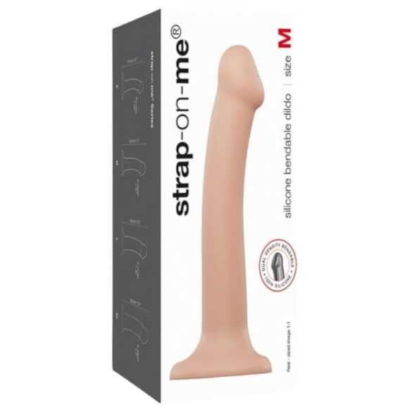 Strap-on-me M - dvostruki sloj realistični dildo - srednji (natur)