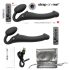 Strap-on-me M - strap-on vibrator - srednji (crni)