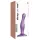 Strap-on-me Curvy S - valoviti dildo s vakuumskom podlogom (ljubičasti)