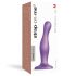 Strap-on-me Curvy M - Valoviti dildo s usisnom čašicom (ljubičasti)