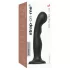 Strap-on-me - dildo sa zavijenim oblikom i vakuumskom bazom - crni