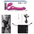 Strap-on-me M - pripadajući, zračnim valovima vibrator (rozi)