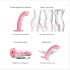 Strap-on-me M - vodootporni G-točka vibrator s pulsirajućom funkcijom (ružičasto)