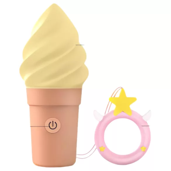 Love to Love Cand Ice - USB klitoralni vibrator (vanilija)