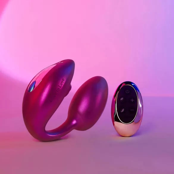 Wonderlover - klitoris i G-točka vibrator (metal ružičasti)