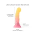 Love to Love Sugar Bomb - svjetleći silikonski dildo s LED-om (ružičasto-žuti) - 16,9 cm