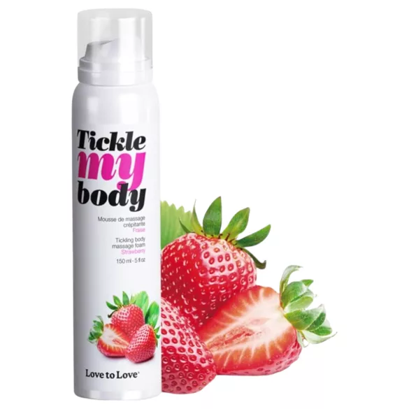 Tickle my body - masažna pjena - jagoda (150ml)