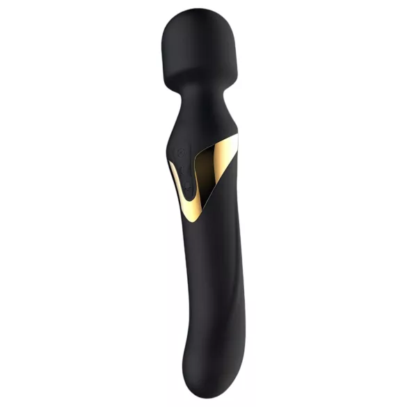 Dorcel - masažer i vibrator 2u1 - dvostruki užitak - silikon crni
