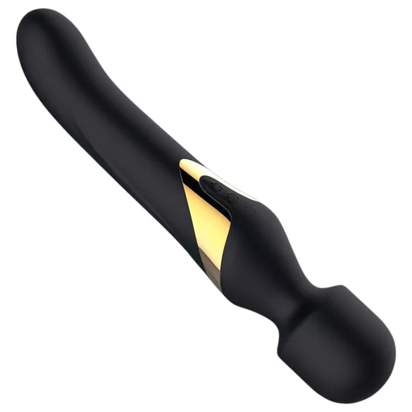 Dorcel - masažer i vibrator 2u1 - dvostruki užitak - silikon crni
