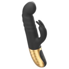   Dorcel G-stormer - punjivi crni vibrator s pokretnim klitoralnim krakom