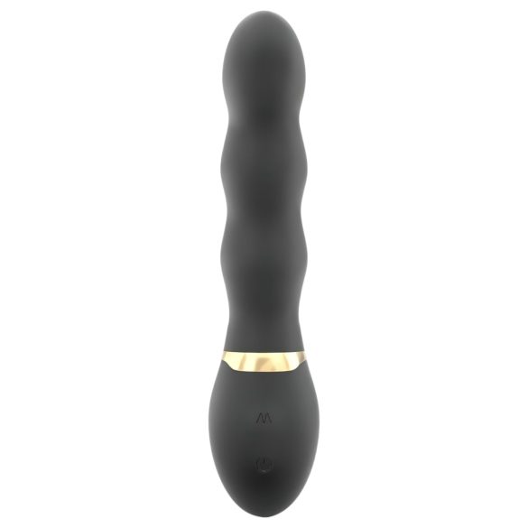 Dorcel Too Much 2.0 - vibrator na baterije - 3 motora - crno-zlatni
