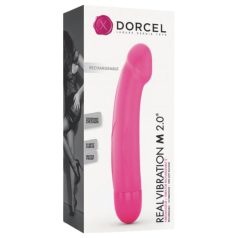 Dorcel Real Vibration M 2.0 - punjivi vibrator (ružičasti)