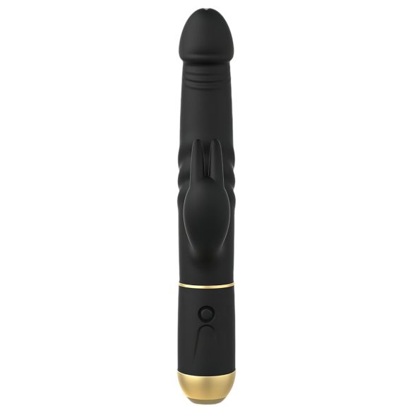 Dorcel - vibrator s pomičnim nastavkom za klitoris - crni