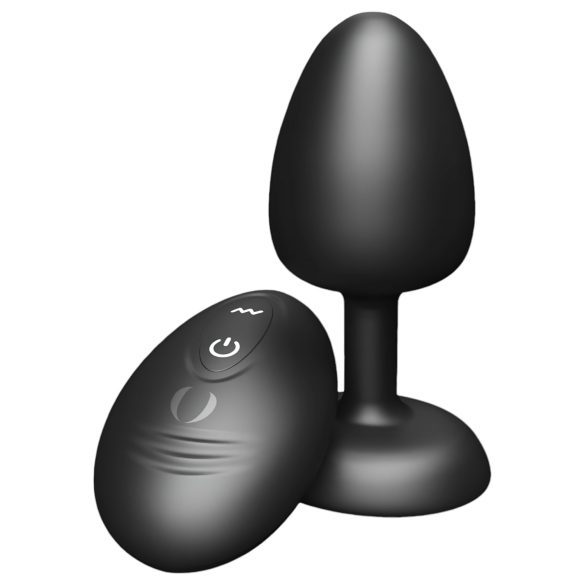 Dorcel - kuglasti daljinski crni analni vibrator M