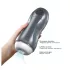 Dorcel Blowjoy Vibe - masturbator na baterije sa funkcijom sisanja i vibracija (sivi)