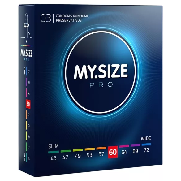 My.Size PRO - prezervativi posebne veličine - 60 mm (3 kom)