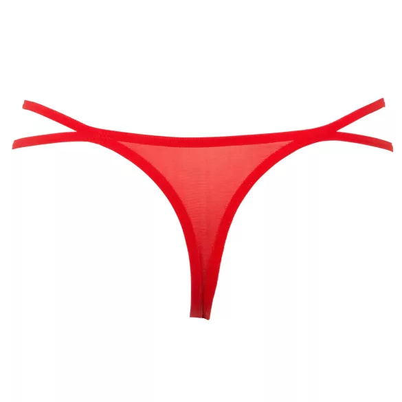 Panty Rose - tanga skrivena u ruži - crvena - S-L