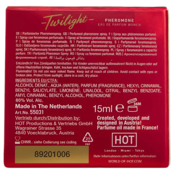 HOT Twilight - feromonski parfem za žene - mirisni - 15ml