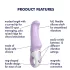 Satisfyer Charming Smile - G-točka vibrator - vodootporan, punjivi - ljubičasta