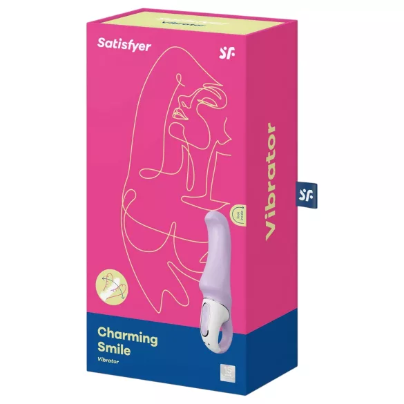 Satisfyer Charming Smile - G-točka vibrator - vodootporan, punjivi - ljubičasta