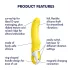 Satisfyer Yummy Sunshine - G točka vibrator - vodootporan - žuti