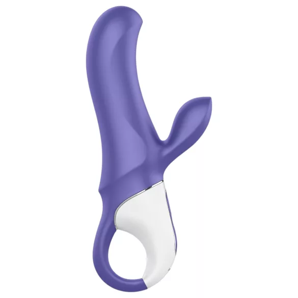 Satisfyer Magic Bunny - vibrator za klitoris s rukom - vodootporan silikon plavi