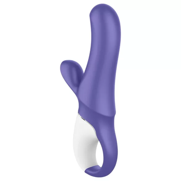 Satisfyer Magic Bunny - vibrator za klitoris s rukom - vodootporan silikon plavi