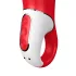 Satisfyer Power Flower - vibrator na punjenje - vodootporan - crvena
