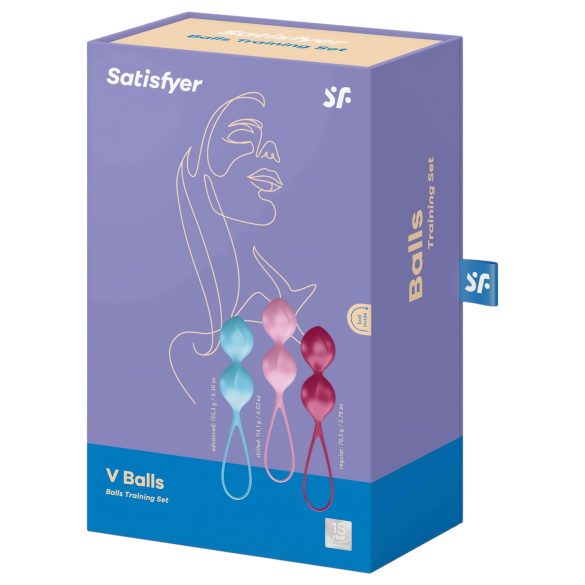 Satisfyer V Balls - set gejšinih kuglica - 3 komada