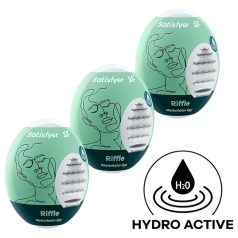   Satisfyer Egg Riffle - set muških masturbatora jaje - 3 komada