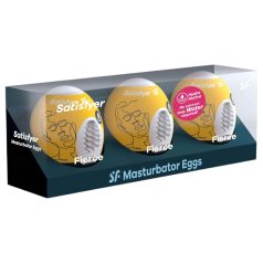 Satisfyer Egg Fierce - masturbator jaje set - 3 komada