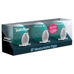   Satisfyer Egg Naughty - set masturbatora u obliku jajeta - 3 komada