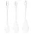 Satisfyer Yoni Power 1 - set gejša kuglica - bijela - 3 komada