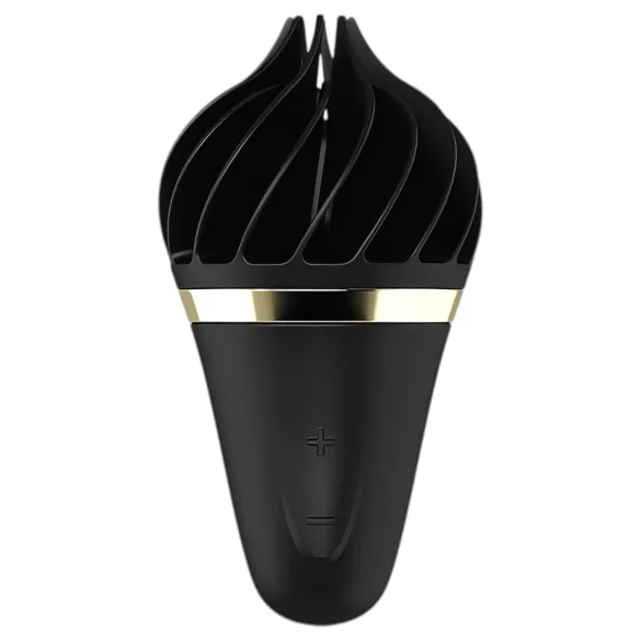 Satisfyer Sweet Treat - rotirajući klitoralni vibrator na baterije - crni