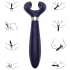 Satisfyer Endless Fun - vibrator za parove na punjenje - vodootporan - plavi