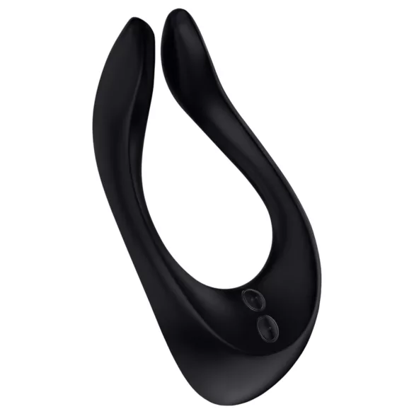 Satisfyer Endless Joy - vibrator za parove - vodootporan, punjivi - crni
