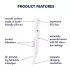 Satisfyer Wand-er Woman - vodootporni masažni vibrator (bijeli)