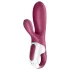 Satisfyer Hot Bunny - vibrator s grijućim nastavkom za klitoris, upravljan aplikacijom (crveni)