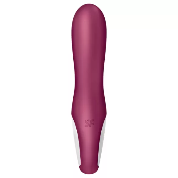 Satisfyer Hot Bunny - vibrator s grijućim nastavkom za klitoris, upravljan aplikacijom (crveni)