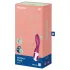 Satisfyer Heated Thrill - vibrator s grijanjem upravljan aplikacijom (crveni)