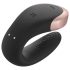 Satisfyer Double Love - pametni, bežični vibrator za parove (crni)