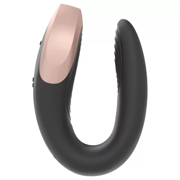 Satisfyer Double Love - vibrator za parove s aplikacijom i daljinskim upravljačem (crni)