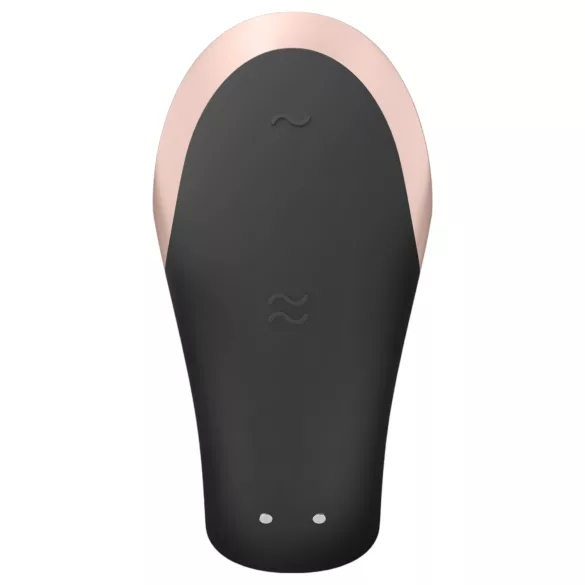 Satisfyer Double Love - vibrator za parove s aplikacijom i daljinskim upravljačem (crni)