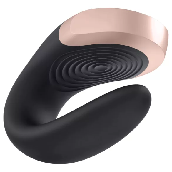 Satisfyer Double Love - vibrator za parove s aplikacijom i daljinskim upravljačem (crni)