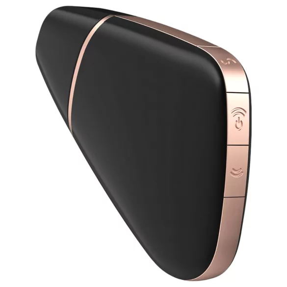 Satisfyer Love Triangle - pametni stimulator klitorisa s valovima zraka - crni