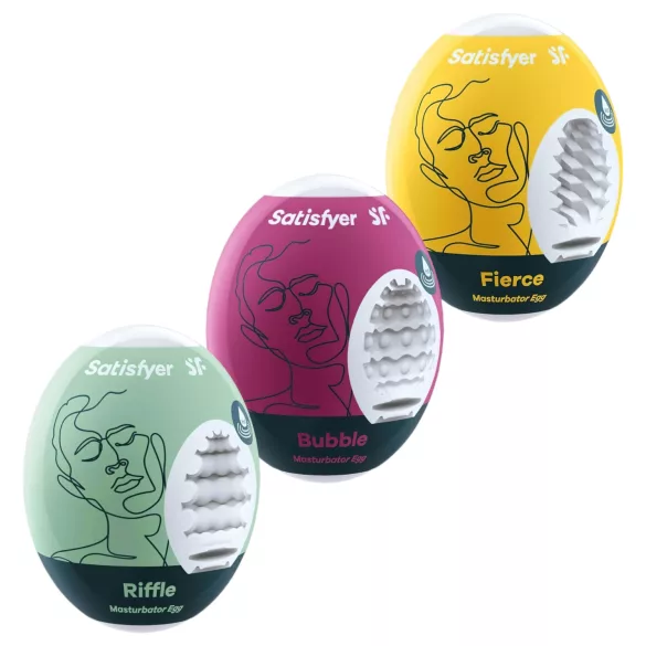 Satisfyer Egg RBF - masturbator jaja set - 3 komada