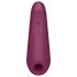 Satisfyer Curvy 1+ - vibrator za klitoris s valovima zraka - crveni